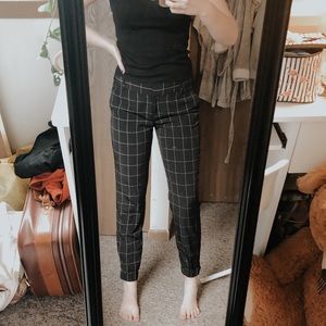 Black and white pants